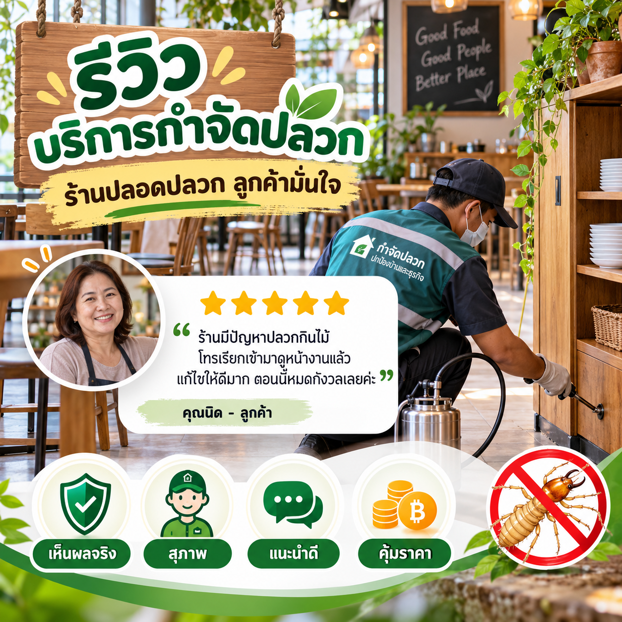 รีวิวบริการกำจัดปลวก – วางระบบท่อบ้านสร้างใหม่