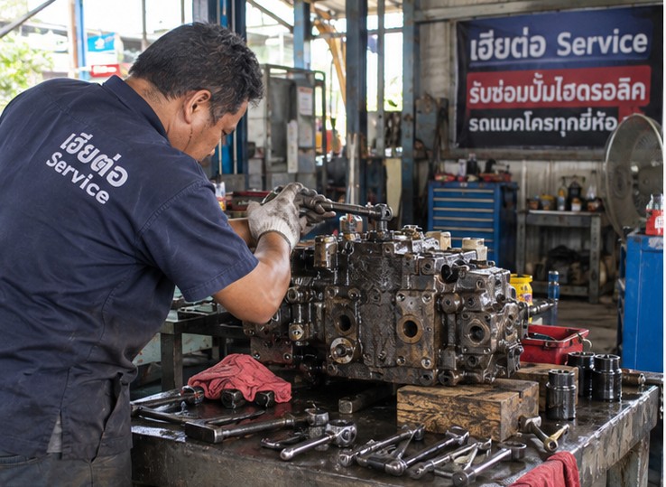 เฮียต่อ Service ซ่อมไฮดรอลิค